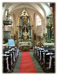 Innenansicht Pfarrkirche St. Maximin Lütz